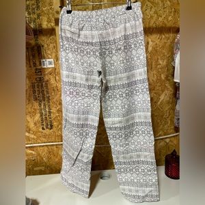 Gray pajama pants size Medium Christmas